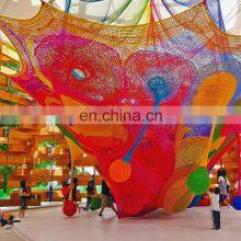 Indoor Colorful Nylon Kids Rope Net Climbing Knitted Net Climbing Playground thumbnail-4