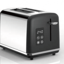 2-slice Stainless Steeltoaster in Retro Style,with Digital Display(Wechat:13510231336)