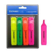 Wholesale Custom Non Toxic Fluorescent Square Highlighter Pen Washable School Water Based Markers Set for Kids