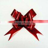 Metallic Hot Red PP Butterfly Pull Bow With Golden Line Edge for Gift Wrapping,Celebration Wedding and Decoration Christmas thumbnail-1