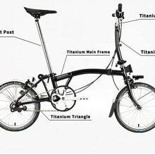 TIBROMTACK Titanium Pivot Hinge Spindle Pin Axle+ and Washers for Brompton Contactor of Rear Triangle and Main Frame Bolts & Screws thumbnail-2