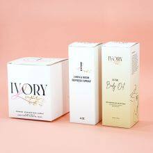 Custom Candle Package Ivory Cardboard Material Refresh Spray Perfume Printing Perfume Boxes thumbnail-3