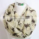 Hot Selling 2015 New Antelope Pattern Print Fashionable Lady Scarf thumbnail-6