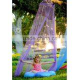 Round Girls Hanging Bed Canopy Folding Portable Iron Window Outdoor Baby Mosquito Net thumbnail-5