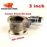 New Technology Auto 304 Stainless Steel 3 Inch Exhuast Cutout Vacuum Actuator With Flange