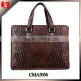 2014 Men Large Leather Briefcase Brand Leather Briefcase thumbnail-1
