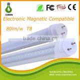 NEW!!!Compatible tube8 600MM 900MM 1200MM compatible ballast led tube light t8 with CCT