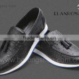 Ostrich Grain British Vintage Style Men Tassel Shoes Loafer Quality Choice thumbnail-4