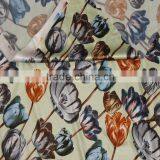 Flower Designes of Digital Print Cotton Fabric Textiles for Girl Dress thumbnail-3