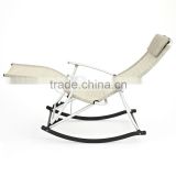 Leisure Foldable Aluminium Teslin Rocking Chair lounger