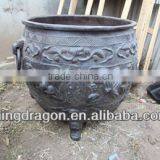 chinese antique old iron vat