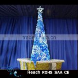 Factory price christmas decoration supplies blue scene christmas ball christmas tree decor indoor decoration
