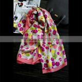 Wholesale Fashion Women Square Neck Silk Scarf thumbnail-3