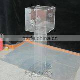 2016 Transparent Standing Donation Boxes for Sale thumbnail-3