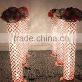Gorgeous LED Pillar With LED Changeable Color Lights for Wedding Decorations.wedding Aisle Pillars(MWS-002) thumbnail-4
