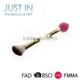 Golden Handle Double Head Big Powder Blush Sponge Makeup Brush thumbnail-1