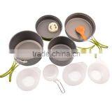 10pcs Portable Foldable Aluminum Frying Pan Pot Bowl Set Kitchen Cookware for Travel Outdoor Camping Hiking Cooking thumbnail-6