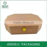 Hot Sale Elegant Polygonal Wood Cosmetic Box for Sale