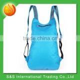 Bright Color Lightweight Promotional Cheap Cute Foldable Backpack thumbnail-2