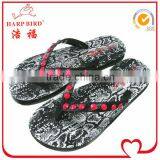 New Fashion Decorative Rivets Snake Print Slippers Ladies thumbnail-1