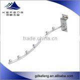 Metal Display Hook on Slatwall, Slatwall Display Hooks for Garment Shops KF-C052 thumbnail-1
