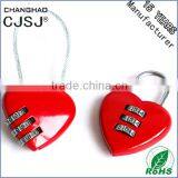 CH-28A Keyless Love Heart Shaped Padlock Wholesale thumbnail-2