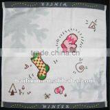 Soft Cotton Printed Velvet Hand Towel