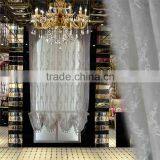 Home Decor Luxury Tulle Fabric Curtain Embroidery Roman Blinds thumbnail-1