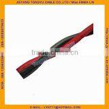 Braided Red and Black Cable Wire Twisted Pair Speaker Wire