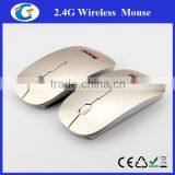 Slim Wireless Laptop 2.4Ghz Optical Mouse thumbnail-1