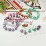 Fashion Handmade Polymer Clay Jewelry Sets(SJEW-JS00225)