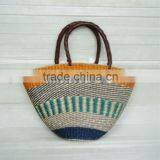 Handcrafted Straw Shopping Basket