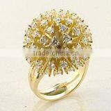 18k Gold Plated 925 Silver AAA CZ Fashion Ring