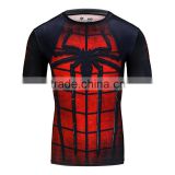 Summer Compression 3d T-shirt Superman Spiderman T Shirt Men Fashion Funny Casual Tshirt