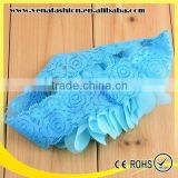 Bead Diamonds Headbands Chiffon Flower Headband thumbnail-6