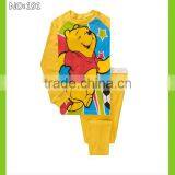 New Fashion Children Cartoon Pajamas Verney Image Yellow Pyjamas Set Sleepwear Long Sleeve Nightwear thumbnail-1