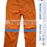 orange with reflective tapes hot selling for many styles short and long work pants