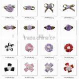 Hottest Well Design Purple Delicacy Rose Shape Dress Decorated Satin Flower thumbnail-5
