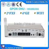 4GE+2FXS+WiFi+USB GPON ONT Wireless Router VoIP Home Gateway FTTH Modem for Smart Home/SOHO Solution Made in China