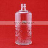 Hot Sell 1l Glass Bottles Round Liquor Bottle Liquor Foundation Bottle