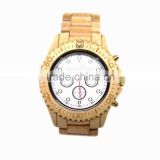 Wholesale and retail available green sandal wood watches with Date function CE/Rohs standards green sandal wod watches