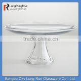 LongRun China New Products Glass Cake Stand for Special Event Fancy Glass Tableware With OEM Design thumbnail-1