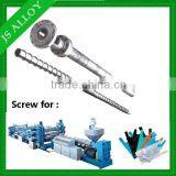 High grade bimetallic vented screw and barrel for extrusion machine