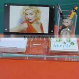 Clear Acrylic Desktop Calendar Tent Card Stand Holder thumbnail-4