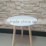 modern simple round shape hotsale decorative wooden table
