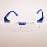 blue z87 safety glasses with transparent lens