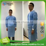 OEM Non-woven Medical disposable nonwoven fabric surgical gown for operation