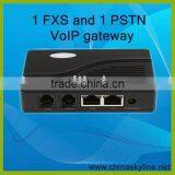Free Phone for 1 FXS and 1 PSTN VoIP Gateway,SIP VoIP