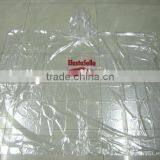 One Position Printed Disposible Rain Poncho thumbnail-1