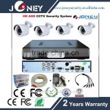 Set CCTV Camera with DVR and AHD Cameras ,Realtime 4CH With HDMIVGASupport 1pcs HDD